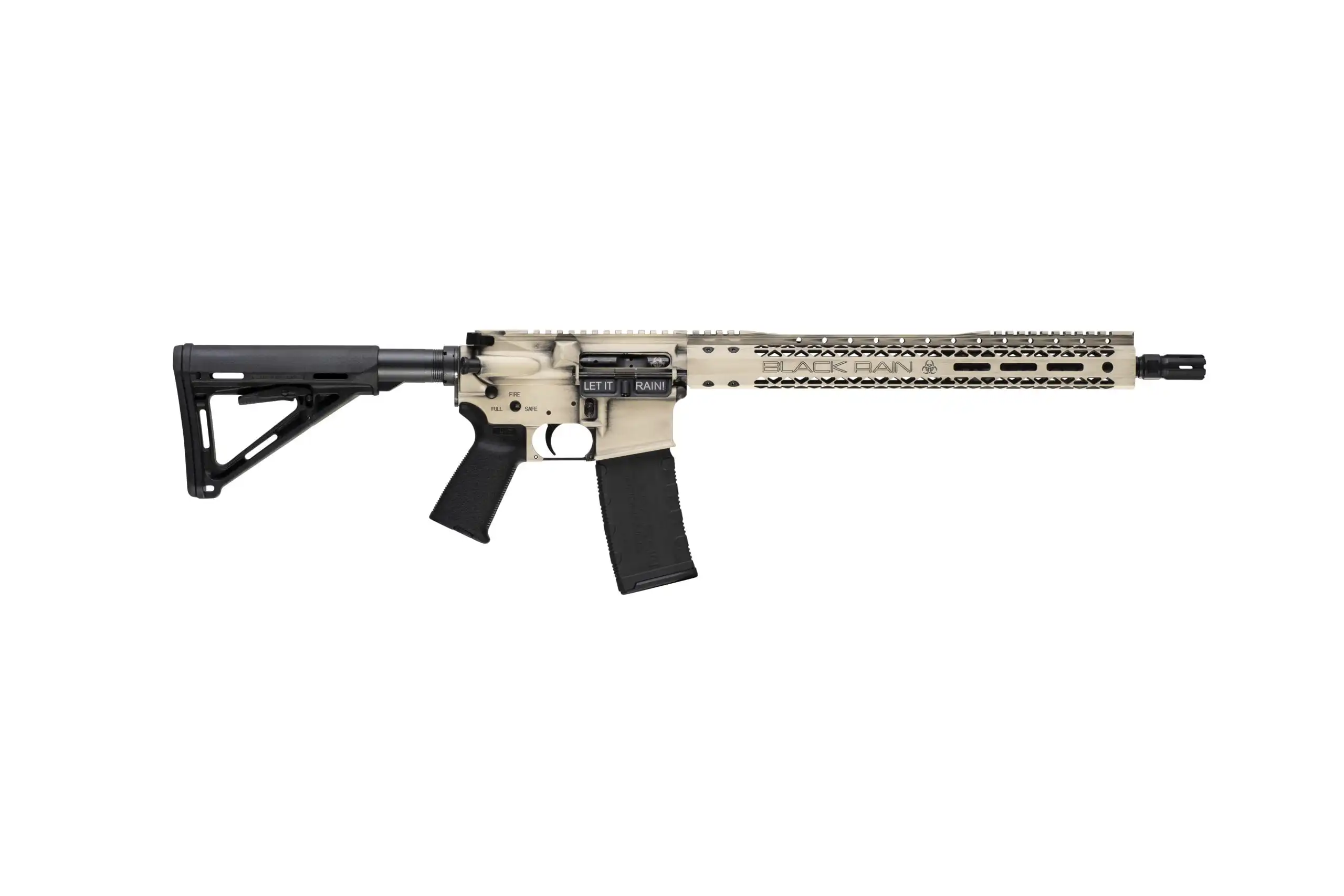 Black Rain We The People 556 Light Sand 16 in. 30+1 – Powerful AR Rifle 6 Black Rain We The People Light Sand, right side