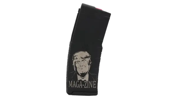 Trump MAGA-zine Laser Engraved Magazine from Black Rain Ordnance