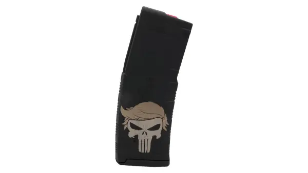 Trump Punisher Laser Engraved Magazine from Black Rain Ordnance