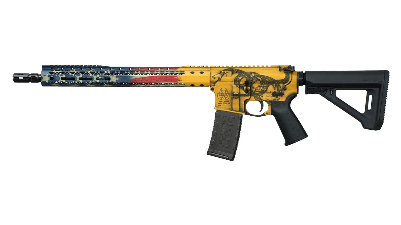 Gadsden Flag/ American Flag Torn Custom
